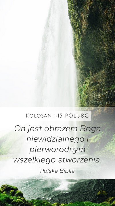 Kolosan 1:15 POLUBG Bible Verse Image