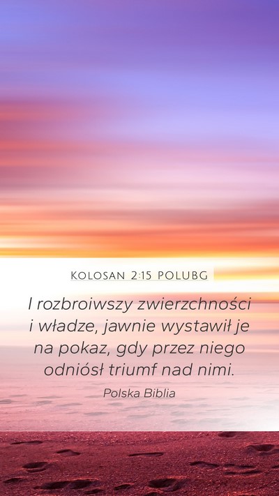 Kolosan 2:15 POLUBG Bible Verse Image