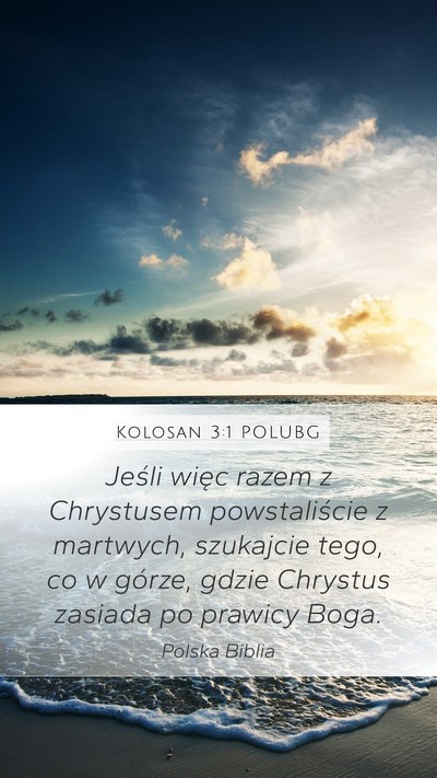 Kolosan 3:1 POLUBG Bible Verse Image
