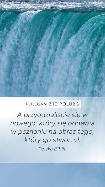 Kolosan 3:10 POLUBG Bible Verse Image