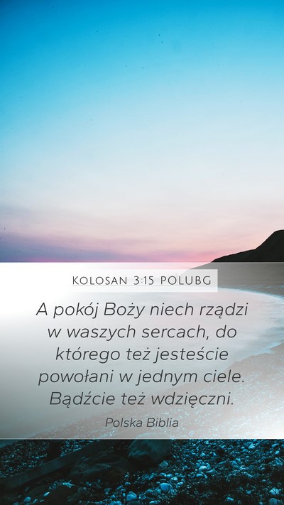 Kolosan 3:15 POLUBG Bible Verse Image