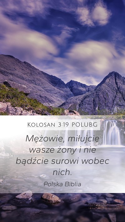 Kolosan 3:19 POLUBG Bible Verse Image