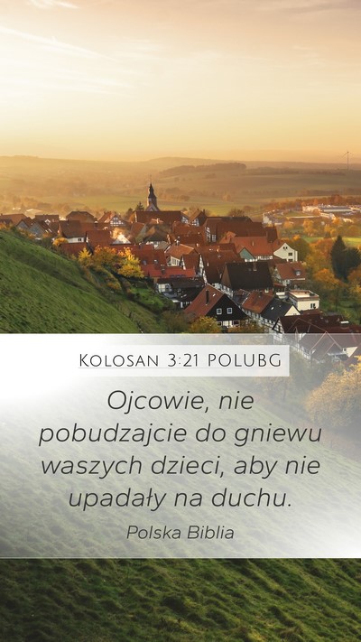 Kolosan 3:21 POLUBG Bible Verse Image