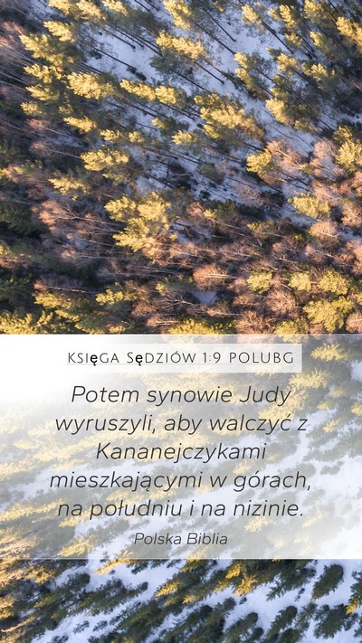 Księga Sędziów 1:9 POLUBG Bible Verse Image
