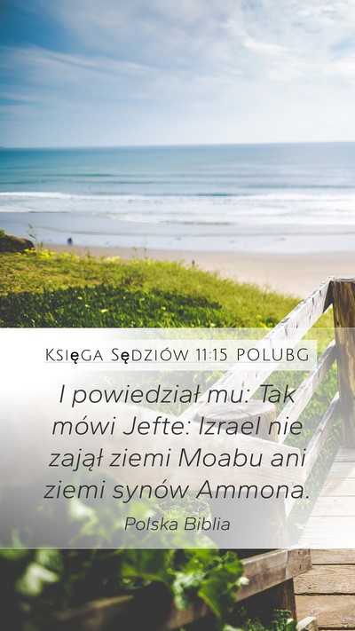 Księga Sędziów 11:15 POLUBG Bible Verse Image