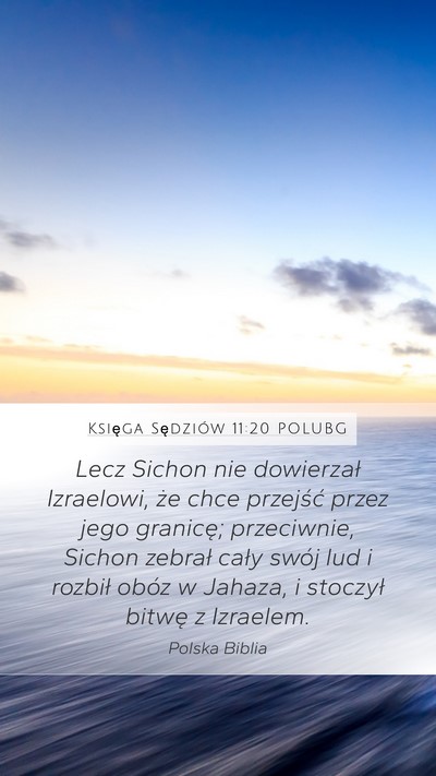 Księga Sędziów 11:20 POLUBG Bible Verse Image