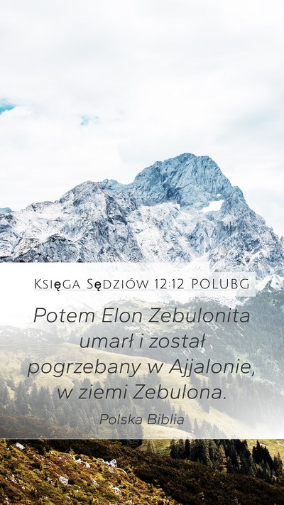 Księga Sędziów 12:12 POLUBG Bible Verse Image
