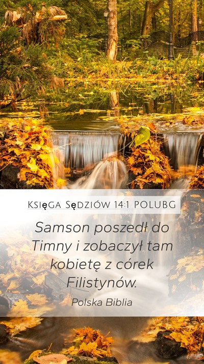 Księga Sędziów 14:1 POLUBG Bible Verse Image