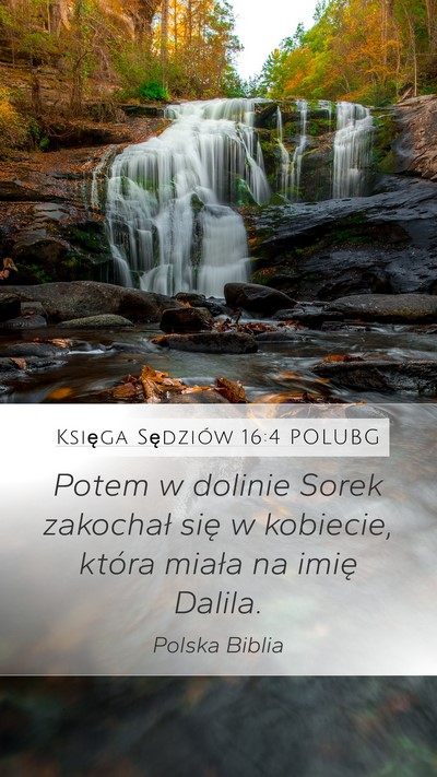 Księga Sędziów 16:4 POLUBG Bible Verse Image