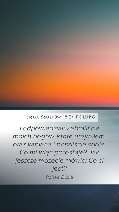 Księga Sędziów 18:24 POLUBG Bible Verse Image