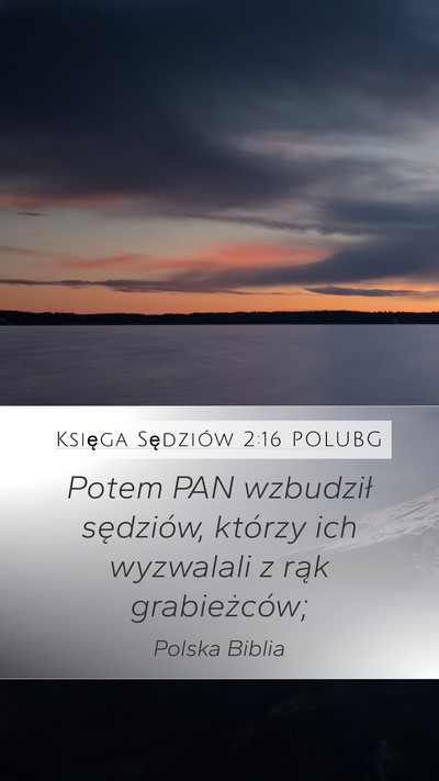 Księga Sędziów 2:16 POLUBG Bible Verse Image