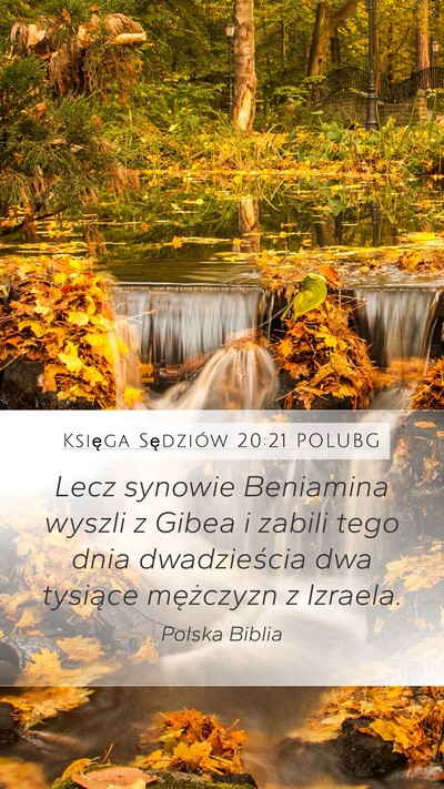 Księga Sędziów 20:21 POLUBG Bible Verse Image