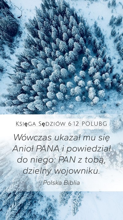 Księga Sędziów 6:12 POLUBG Bible Verse Image
