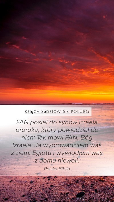 Księga Sędziów 6:8 POLUBG Bible Verse Image