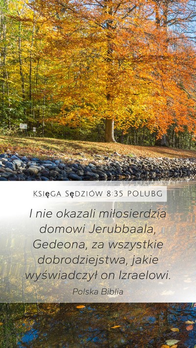 Księga Sędziów 8:35 POLUBG Bible Verse Image