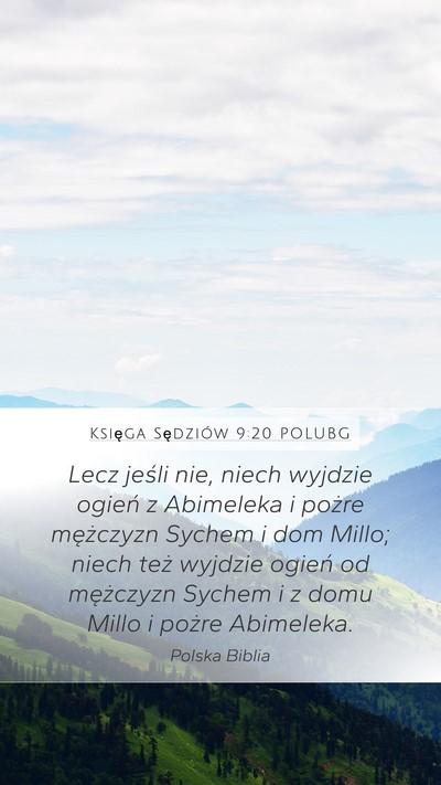 Księga Sędziów 9:20 POLUBG Bible Verse Image