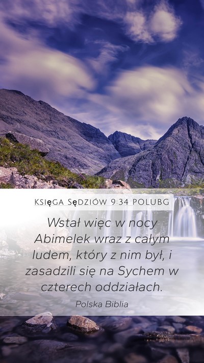 Księga Sędziów 9:34 POLUBG Bible Verse Image