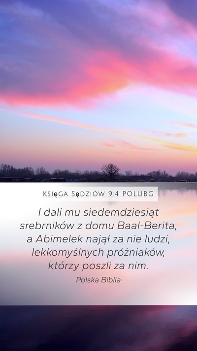 Księga Sędziów 9:4 POLUBG Bible Verse Image