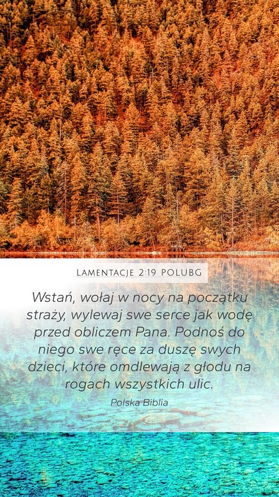 Lamentacje 2:19 POLUBG Bible Verse Image