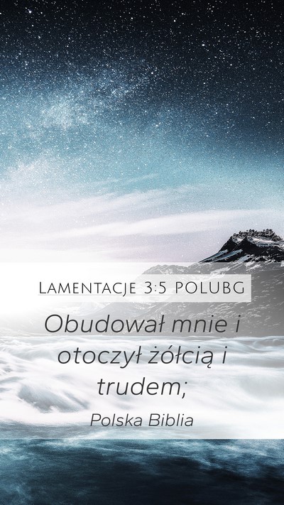 Lamentacje 3:5 POLUBG Bible Verse Image