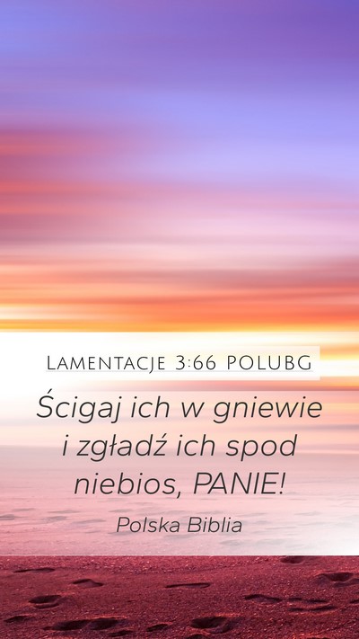 Lamentacje 3:66 POLUBG Bible Verse Image