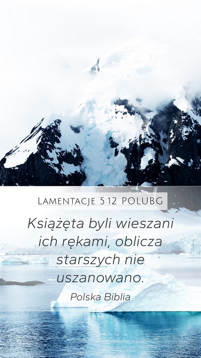 Lamentacje 5:12 POLUBG Bible Verse Image