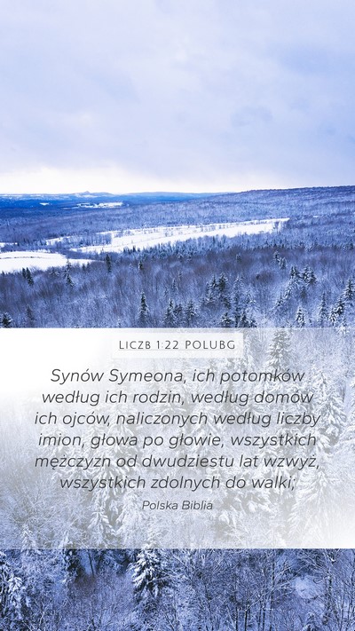 Liczb 1:22 POLUBG Bible Verse Image
