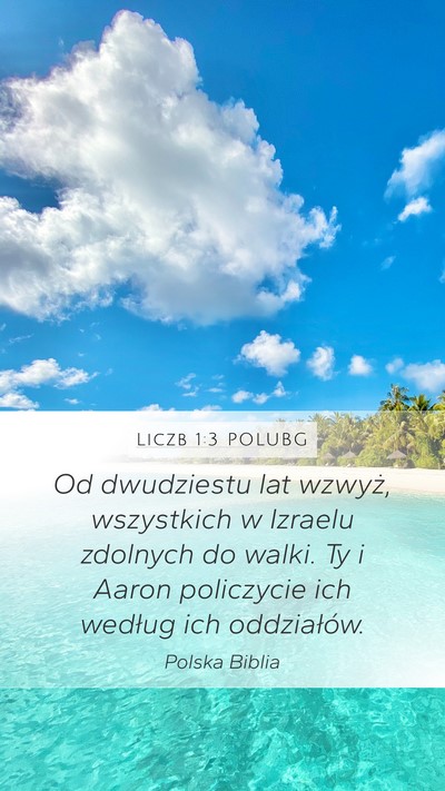 Liczb 1:3 POLUBG Mobile Phone Wallpaper - Od dwudziestu lat wzwyż, wszystkich w Izraelu - Mobile Bible Verse Wallpaper