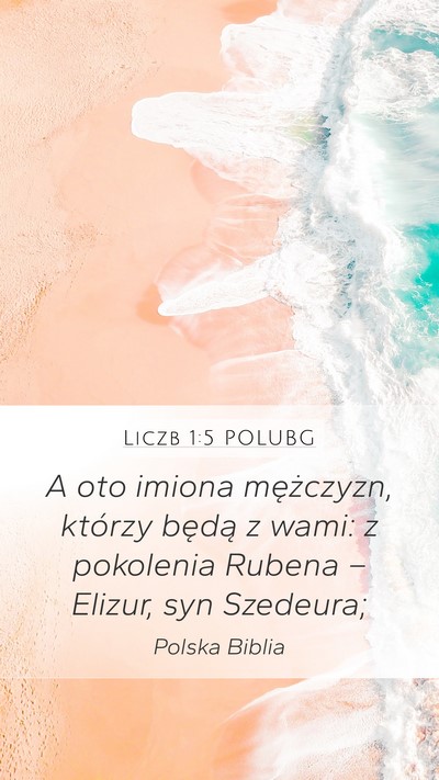 Liczb 1:5 POLUBG Bible Verse Image