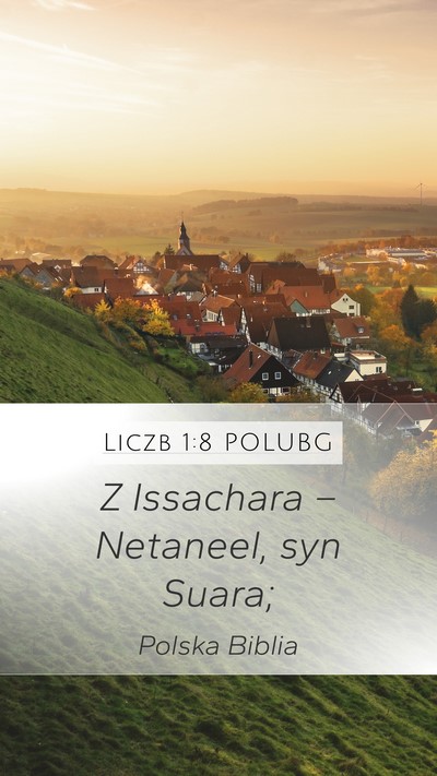 Liczb 1:8 POLUBG Mobile Phone Wallpaper - Z Issachara – Netaneel, syn - Mobile Bible Verse Wallpaper