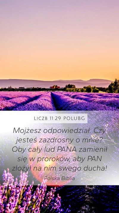 Liczb 11:29 POLUBG Bible Verse Image