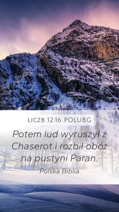Liczb 12:16 POLUBG Bible Verse Image