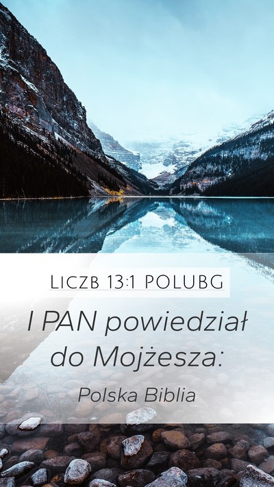 Liczb 13:1 POLUBG Mobile Phone Wallpaper - I PAN powiedział do - Mobile Bible Verse Wallpaper
