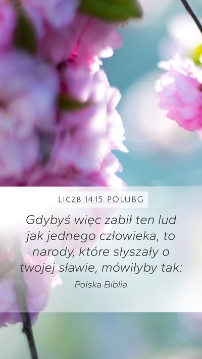 Liczb 14:15 POLUBG Bible Verse Image