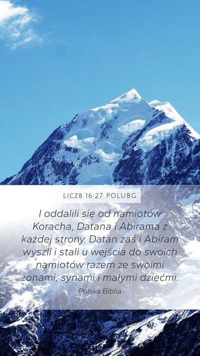 Liczb 16:27 POLUBG Bible Verse Image