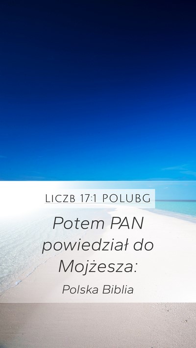 Liczb 17:1 POLUBG Mobile Phone Wallpaper - Potem PAN powiedział do - Mobile Bible Verse Wallpaper