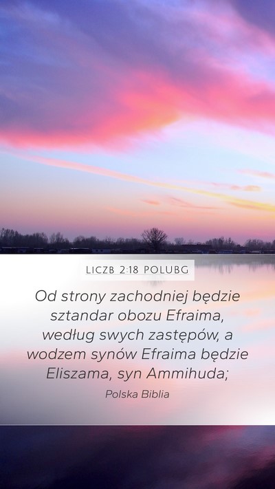 Liczb 2:18 POLUBG Bible Verse Image