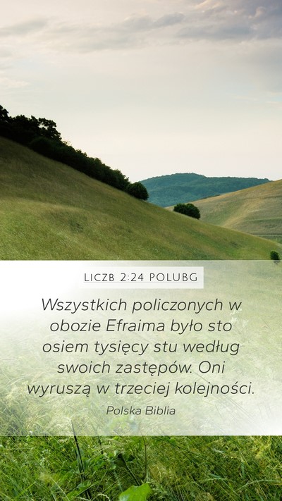 Liczb 2:24 POLUBG Bible Verse Image
