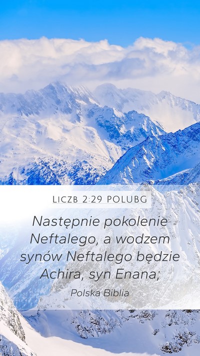 Liczb 2:29 POLUBG Bible Verse Image