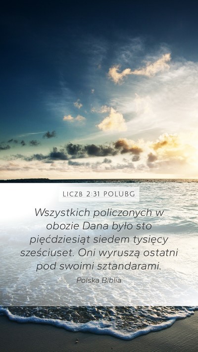 Liczb 2:31 POLUBG Bible Verse Image
