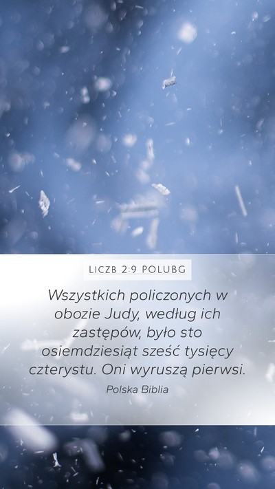 Liczb 2:9 POLUBG Bible Verse Image