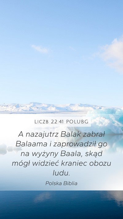 Liczb 22:41 POLUBG Bible Verse Image