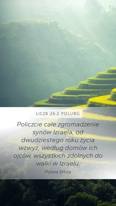 Liczb 26:2 POLUBG Bible Verse Image