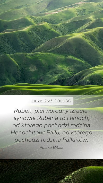 Liczb 26:5 POLUBG Bible Verse Image