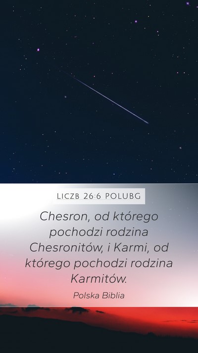 Liczb 26:6 POLUBG Bible Verse Image