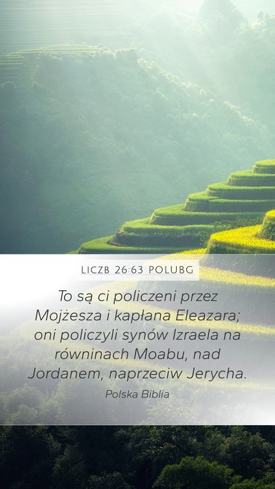 Liczb 26:63 POLUBG Bible Verse Image