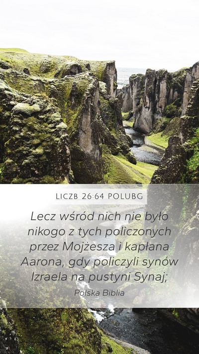 Liczb 26:64 POLUBG Bible Verse Image
