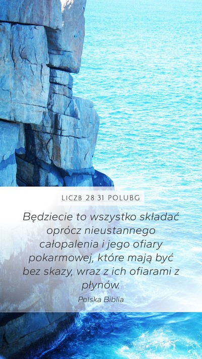 Liczb 28:31 POLUBG Bible Verse Image