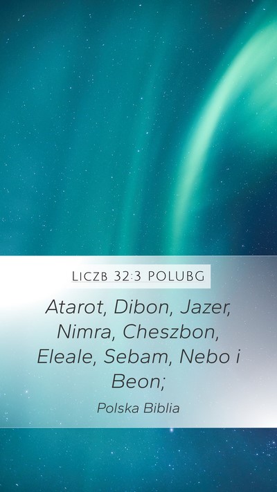 Liczb 32:3 POLUBG Bible Verse Image