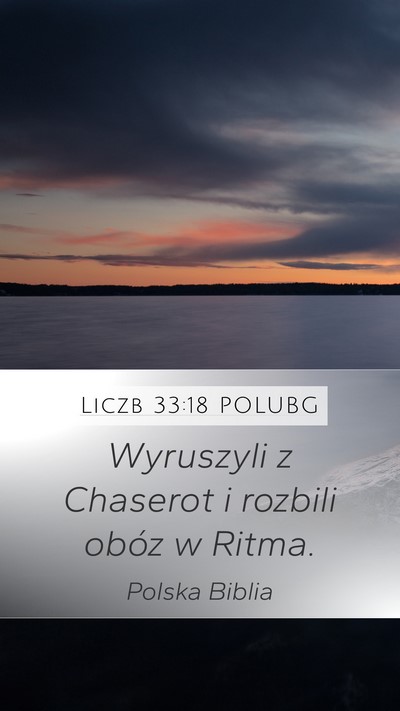 Liczb 33:18 POLUBG Bible Verse Image